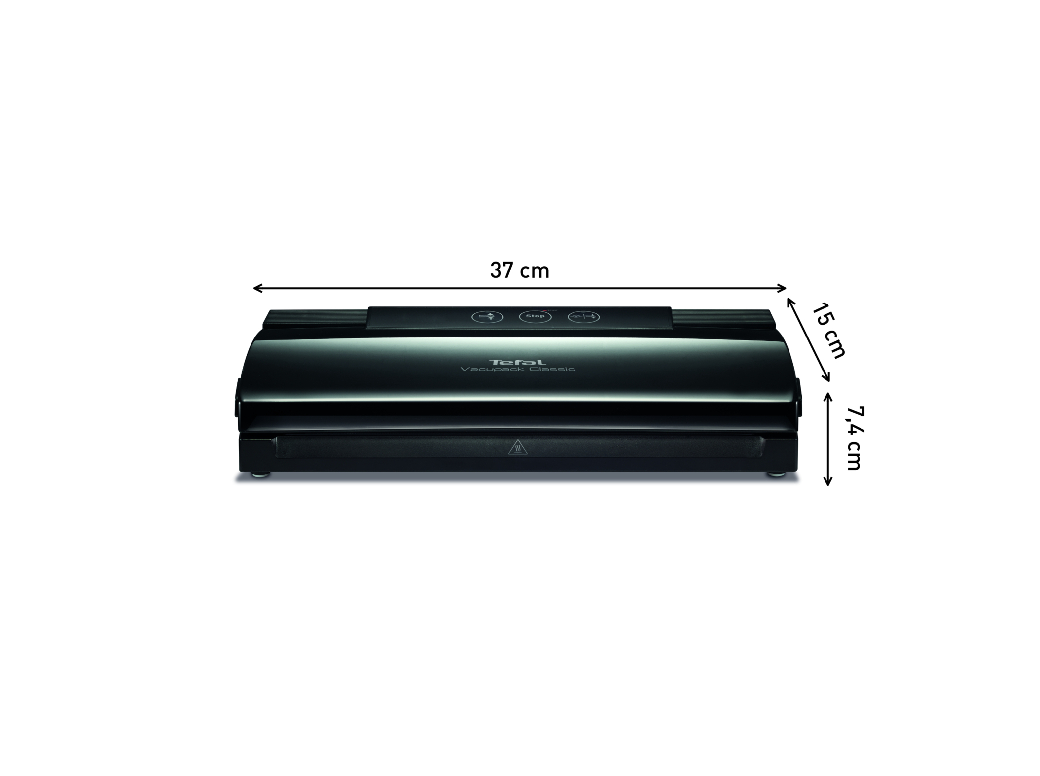 MÁQUINA DE SELAR TEFAL VT254070 PRETO VACUPACK CLASSIC