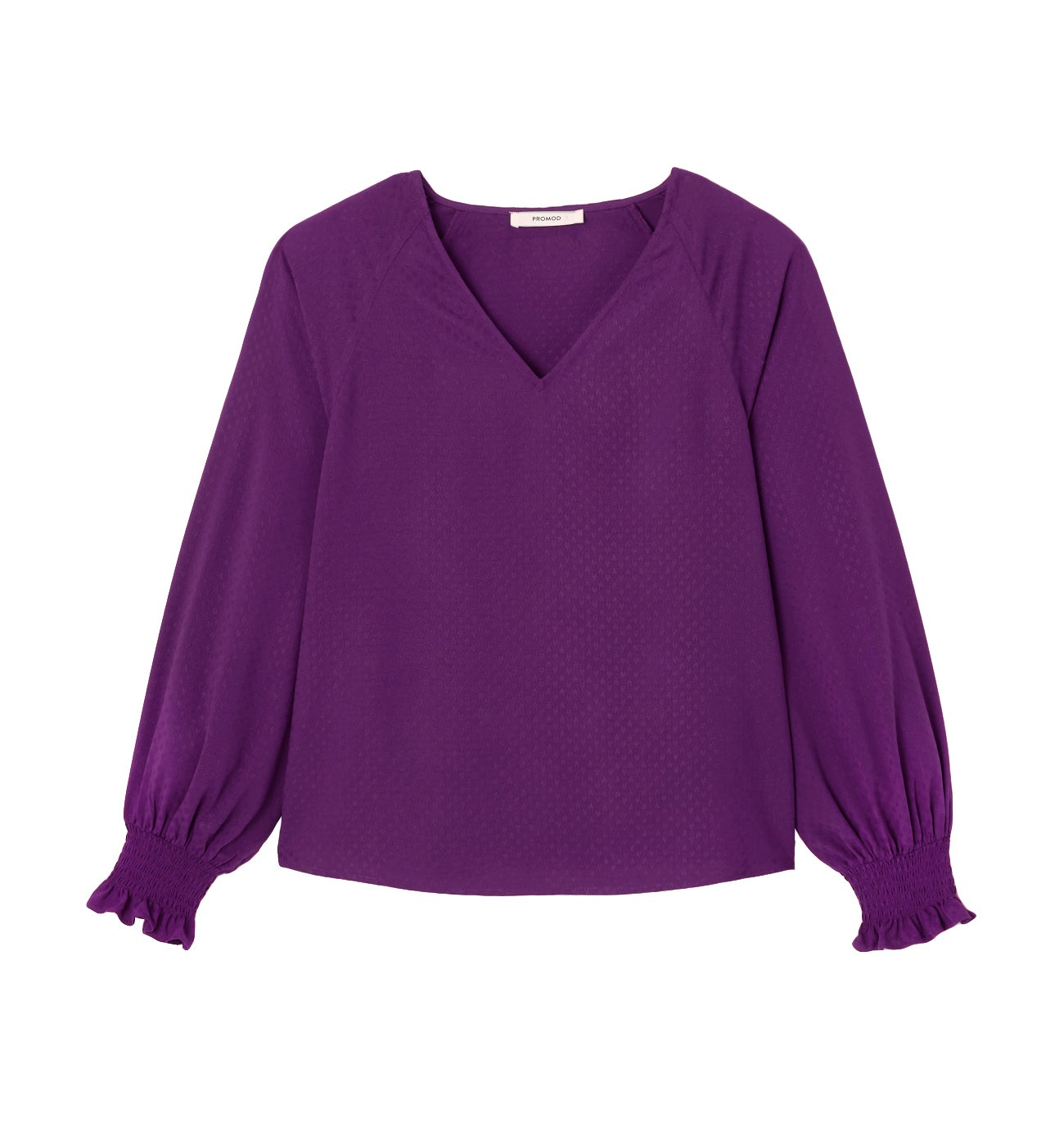 Blouse à smocks Femme - Violet