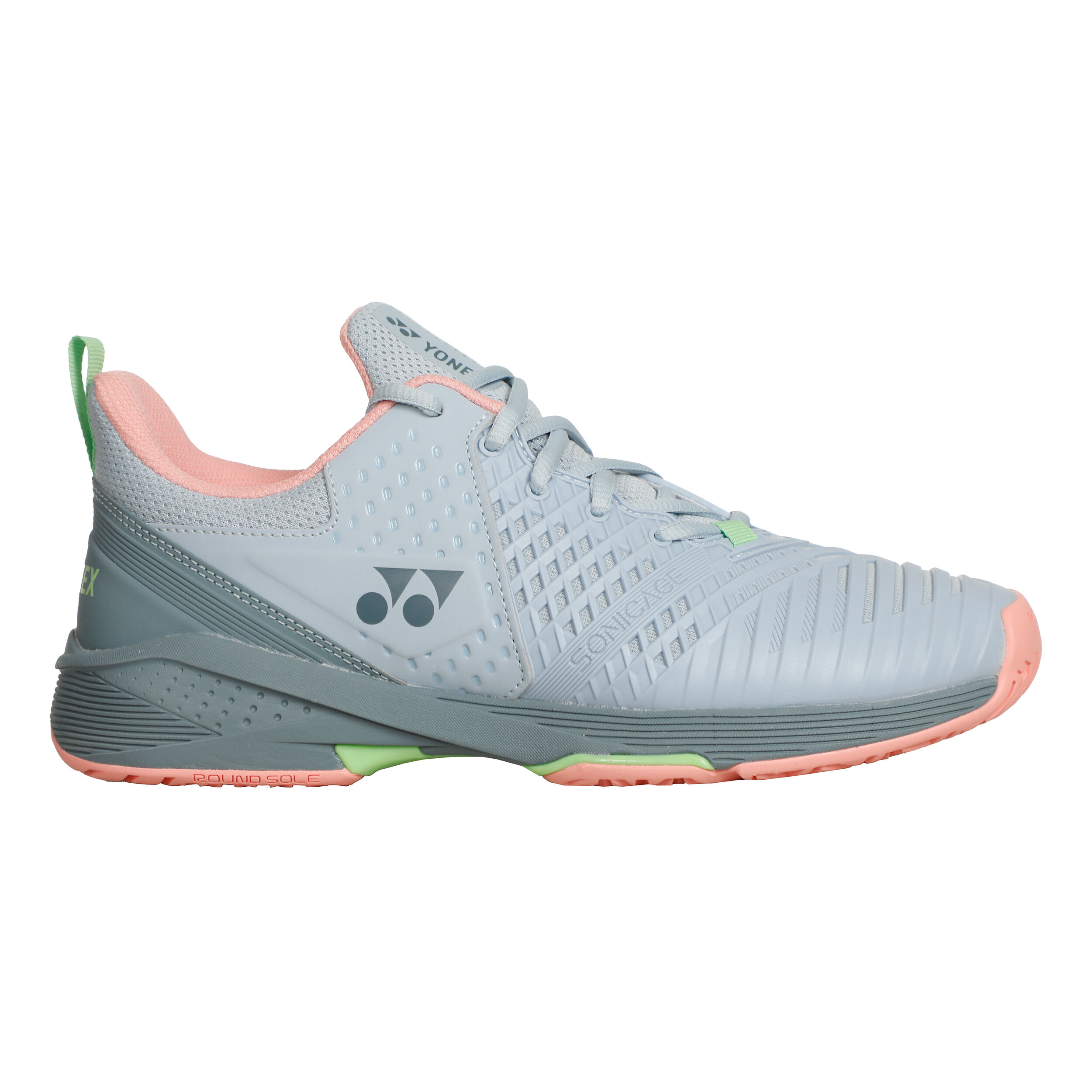 Yonex Sonicage 3 Chaussures Padel Femmes - Bleu Clair , Abricot