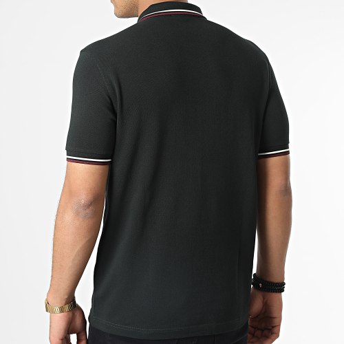 Polo Manches Courtes Twin Tipped M3600 Vert Foncé