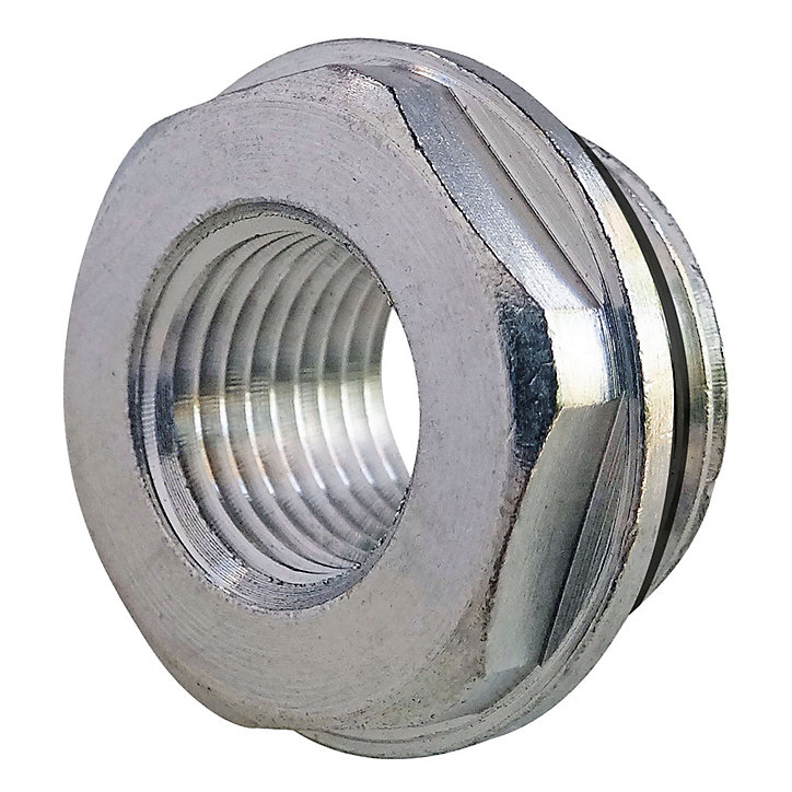 Réduction en laiton nickelé pour radiateur Mâle 15/32 - Femelle 12/17 Somatherm for you