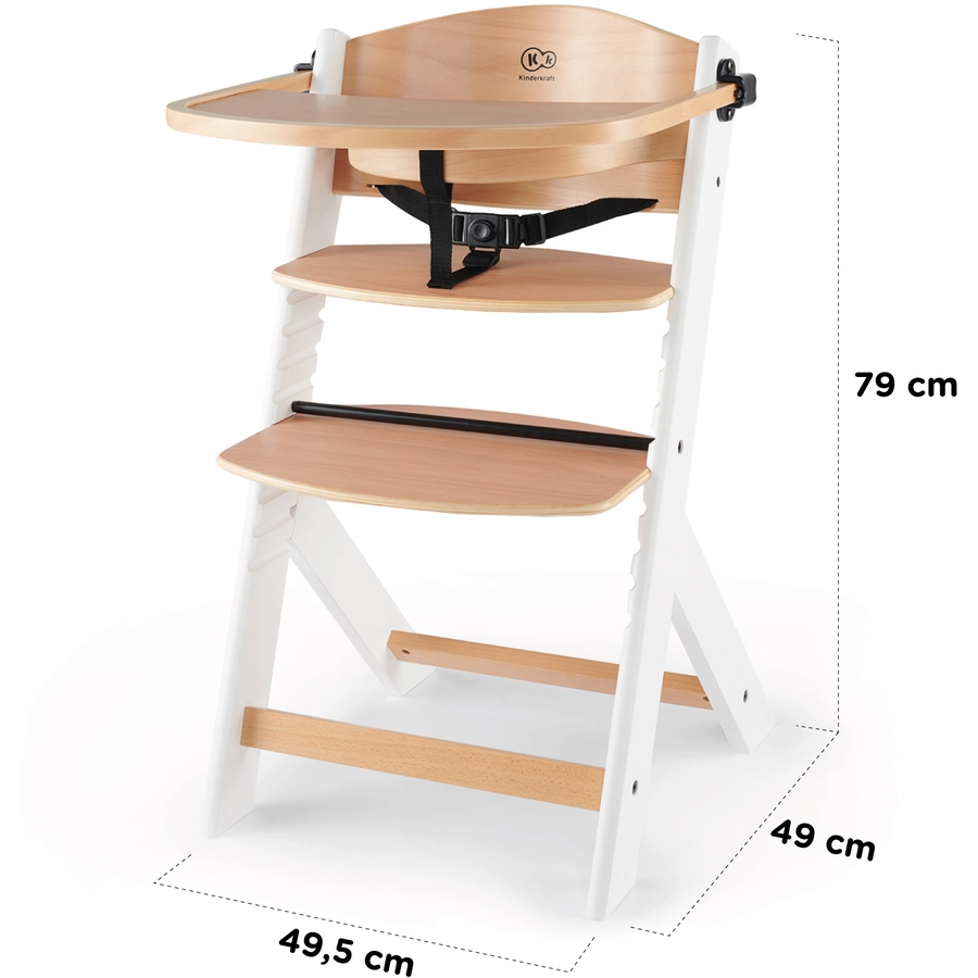 Kinderkraft Hochstuhl ENOCK white