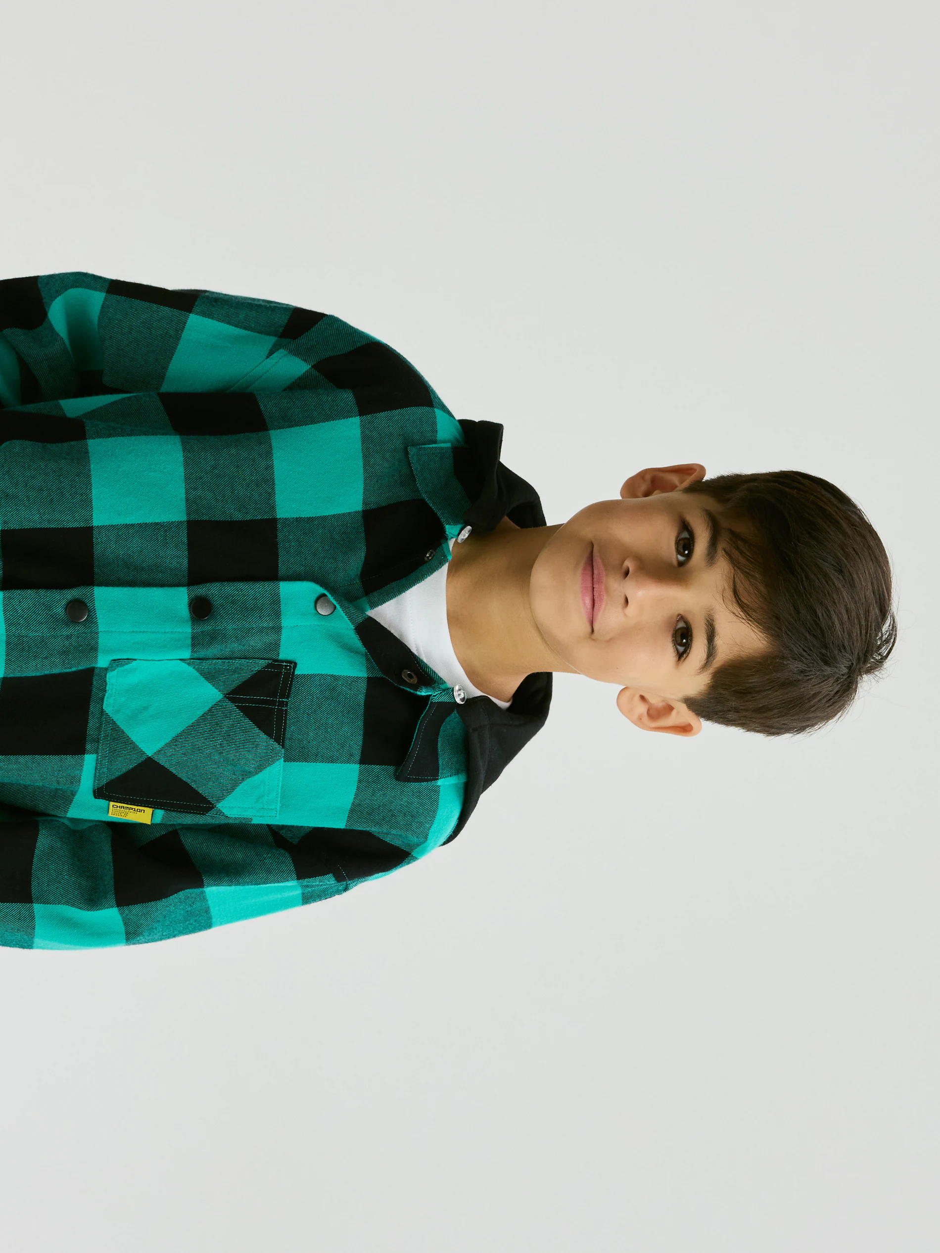 Kariertes Oversized-Nachthemd