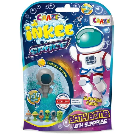 Craze Spaßbad INKEE Space Magische Duft Badekugel mit Saugnapf Überraschung, 1 Stück, sortiert