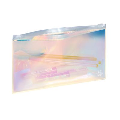 Pochette plate Iris - 1 compartiment - transparente - Exacompta