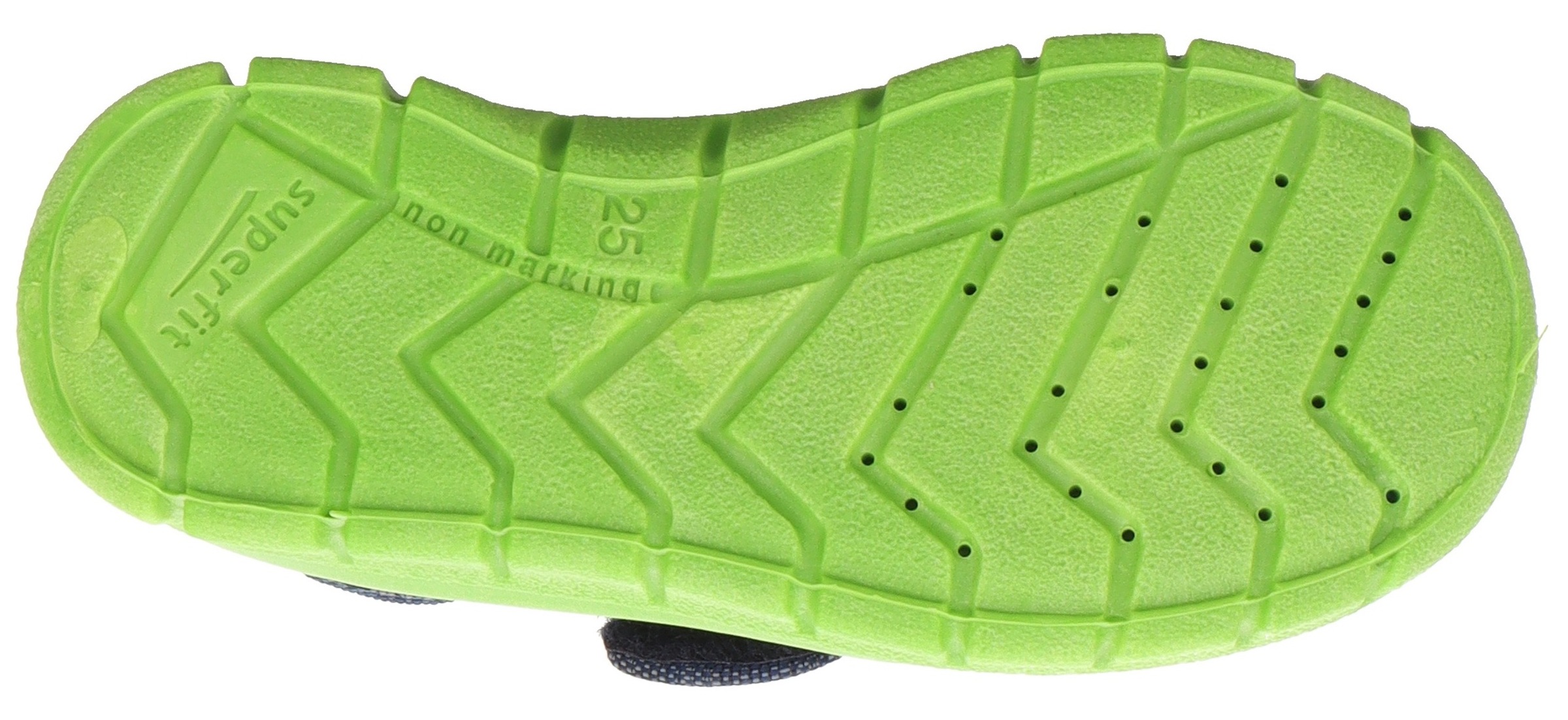 Superfit Hausschuh »BOBBY WMS: M IV«  Klettschuh, Kindergarten Schuh mit Fussball-Stickerei