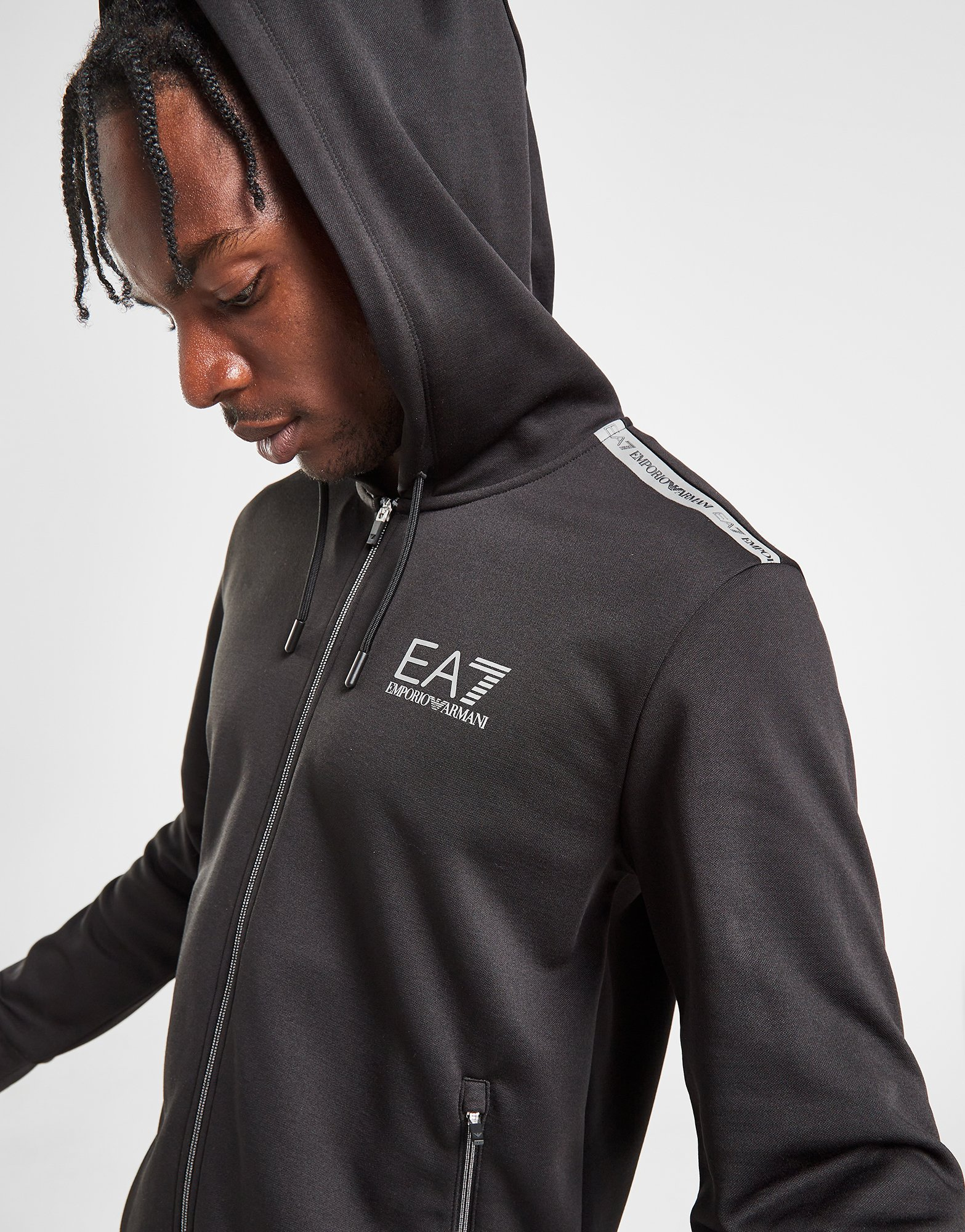 Emporio Armani EA7 Sweat à Capuche Zippé Homme
