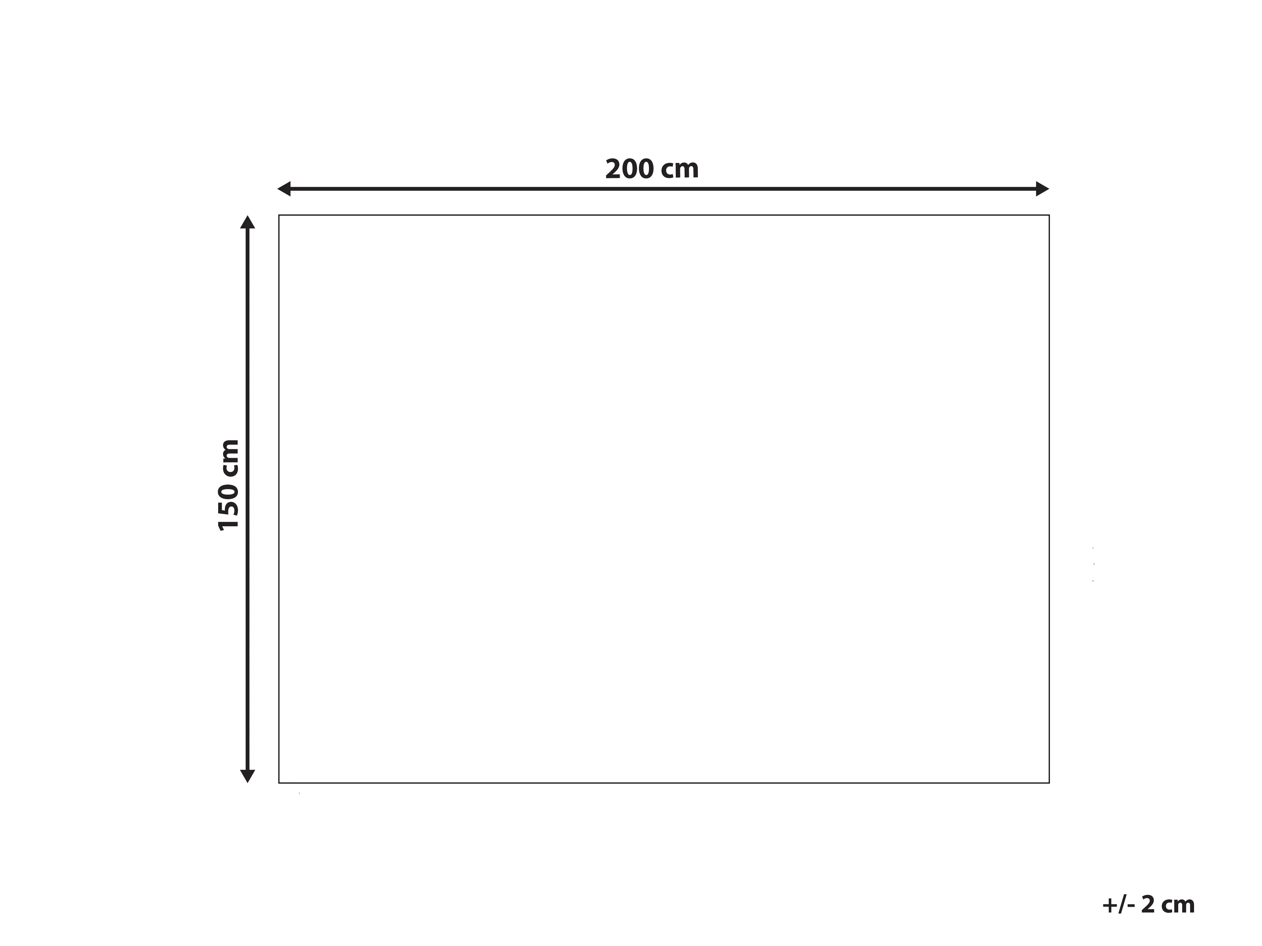 Hoes verzwaringsdeken 1100 CALLISTO 150 x 200 cm Marineblauw