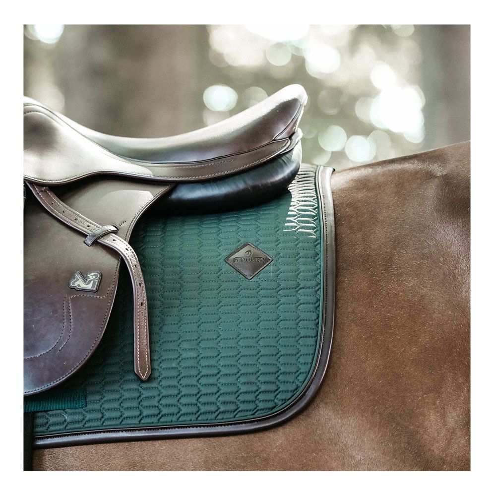 Kentucky COLOR EDITION LEATHER - Tapis de dressage vert olive