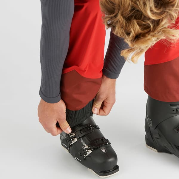 Pantalon de ski SALOMON OUTLAW 3L PANT GOJI BERRY