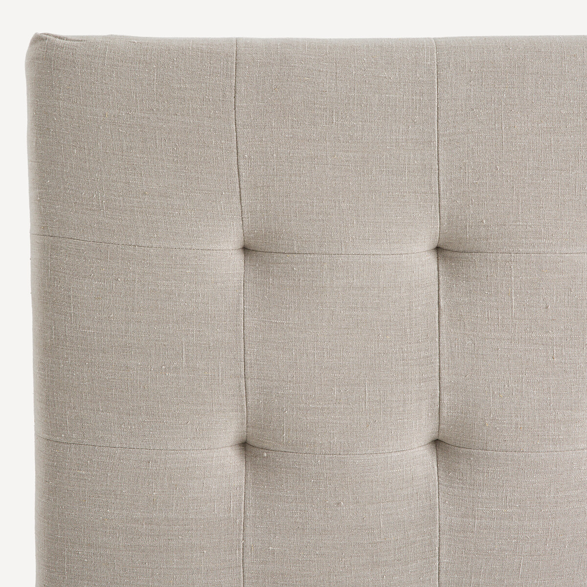 AM.PM<br>Cabeceira estofada em linho H120cm, com bainha