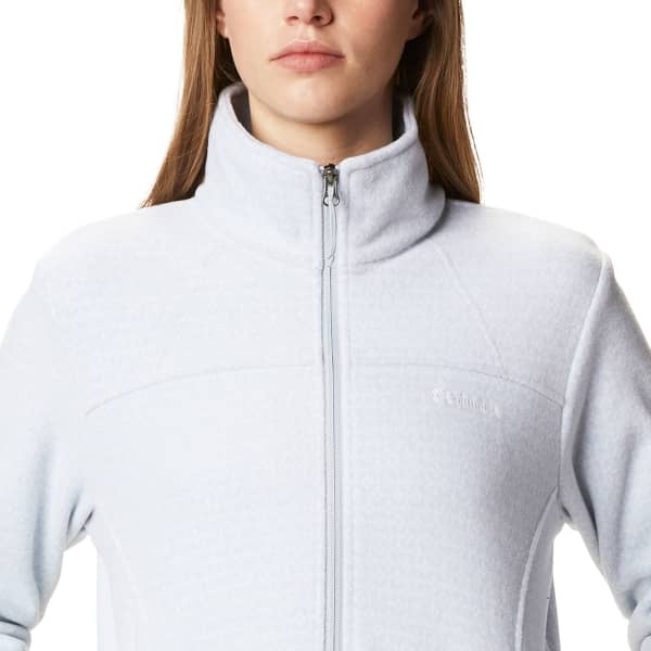 Veste polaire randonnée COLUMBIA FAST TREK PRINTED JKT CIRRUS GREY SPA
