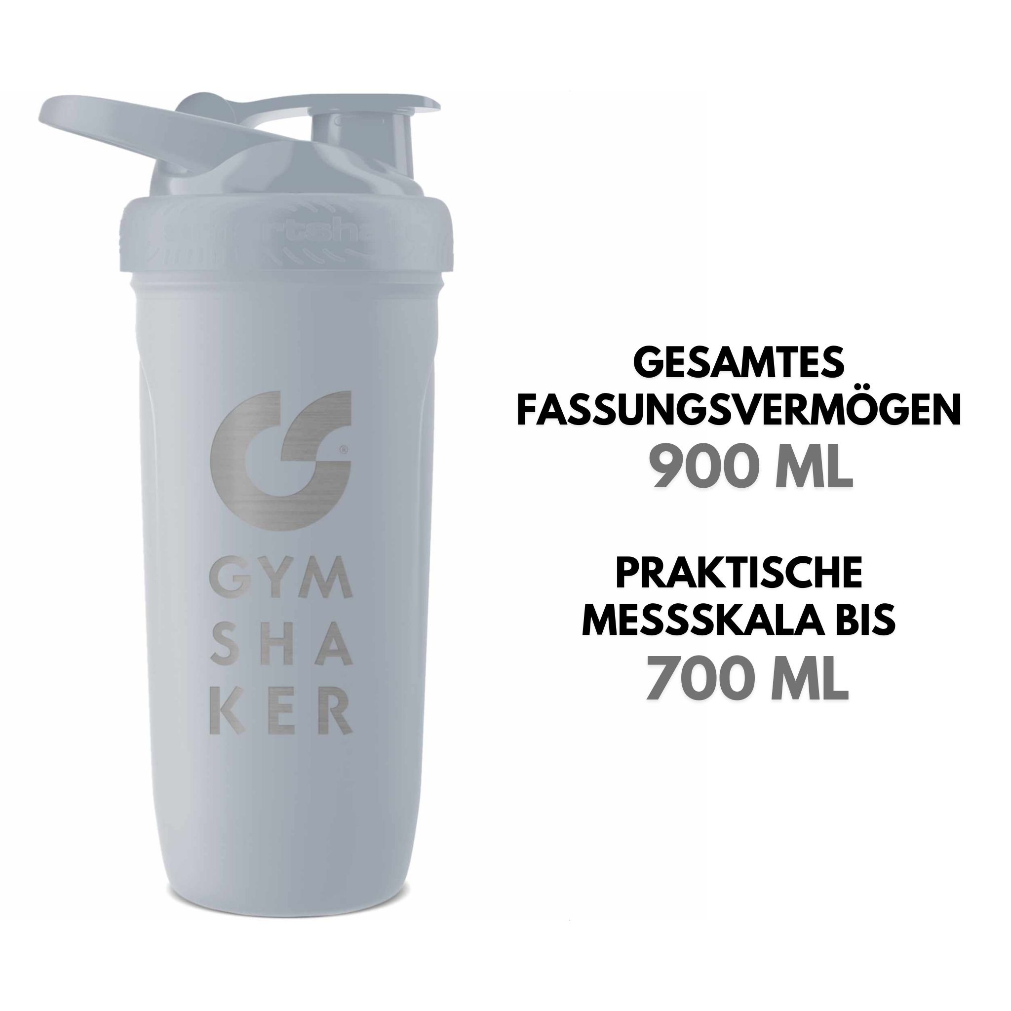 GYMSHAKER Protein Shaker Edelstahl
