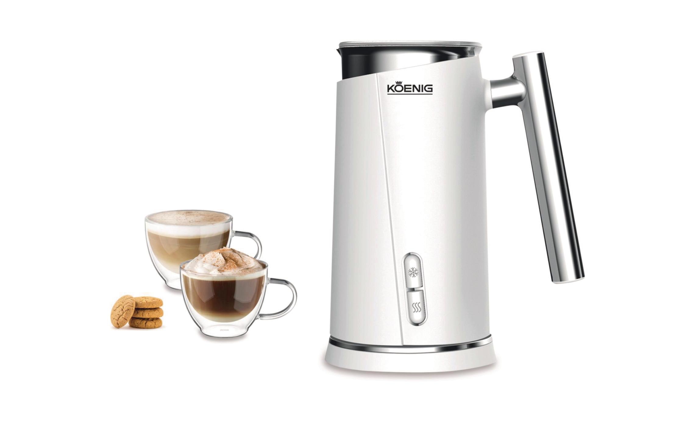 KOENIG Milchaufschäumer »B02123 Weiss« 500 W