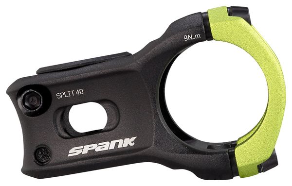 Potence Spank Split 35 0° 35 mm Noir / Vert