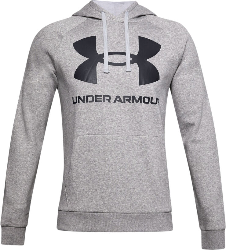 Under Armour Rival Fleece Big Logo Haettetroje Grå