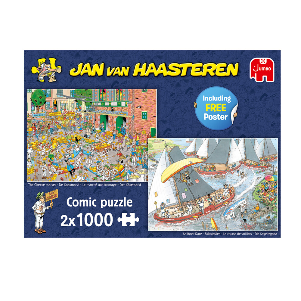 Jan Van Haasteren Puzzel Hollandse Tradities 2 x 1000 Stukjes