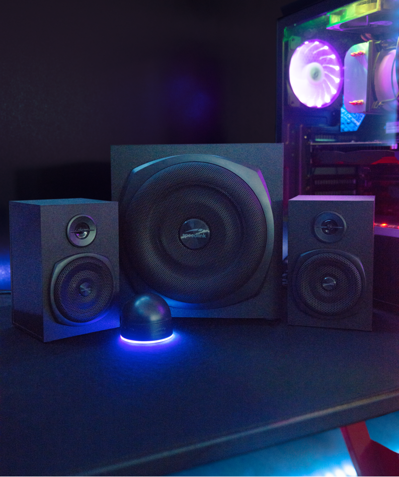 Speedlink - GRAVITY LT 2.1 Subwoofer System, black