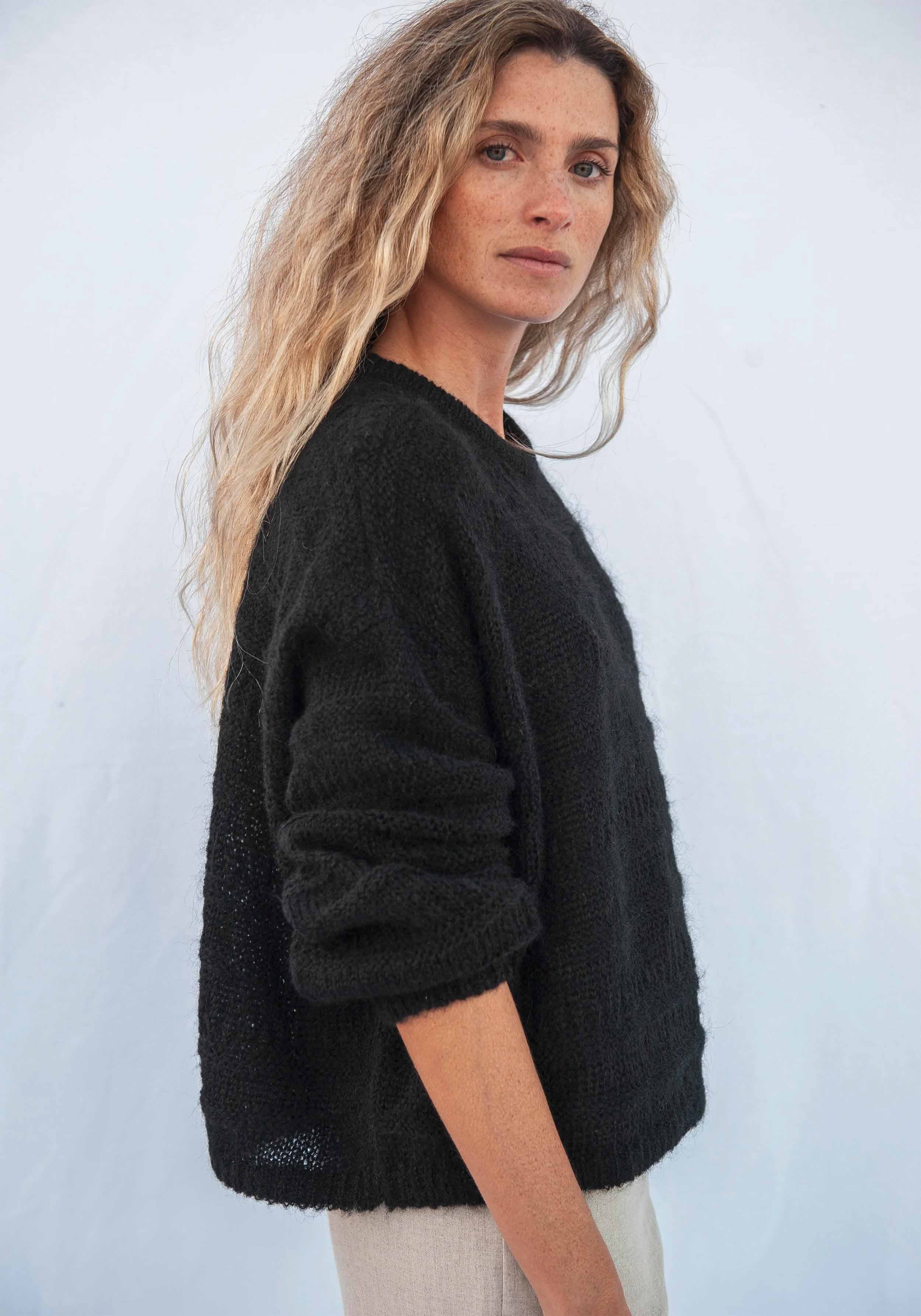 Jungle Folk Wollpullover Juliet Black