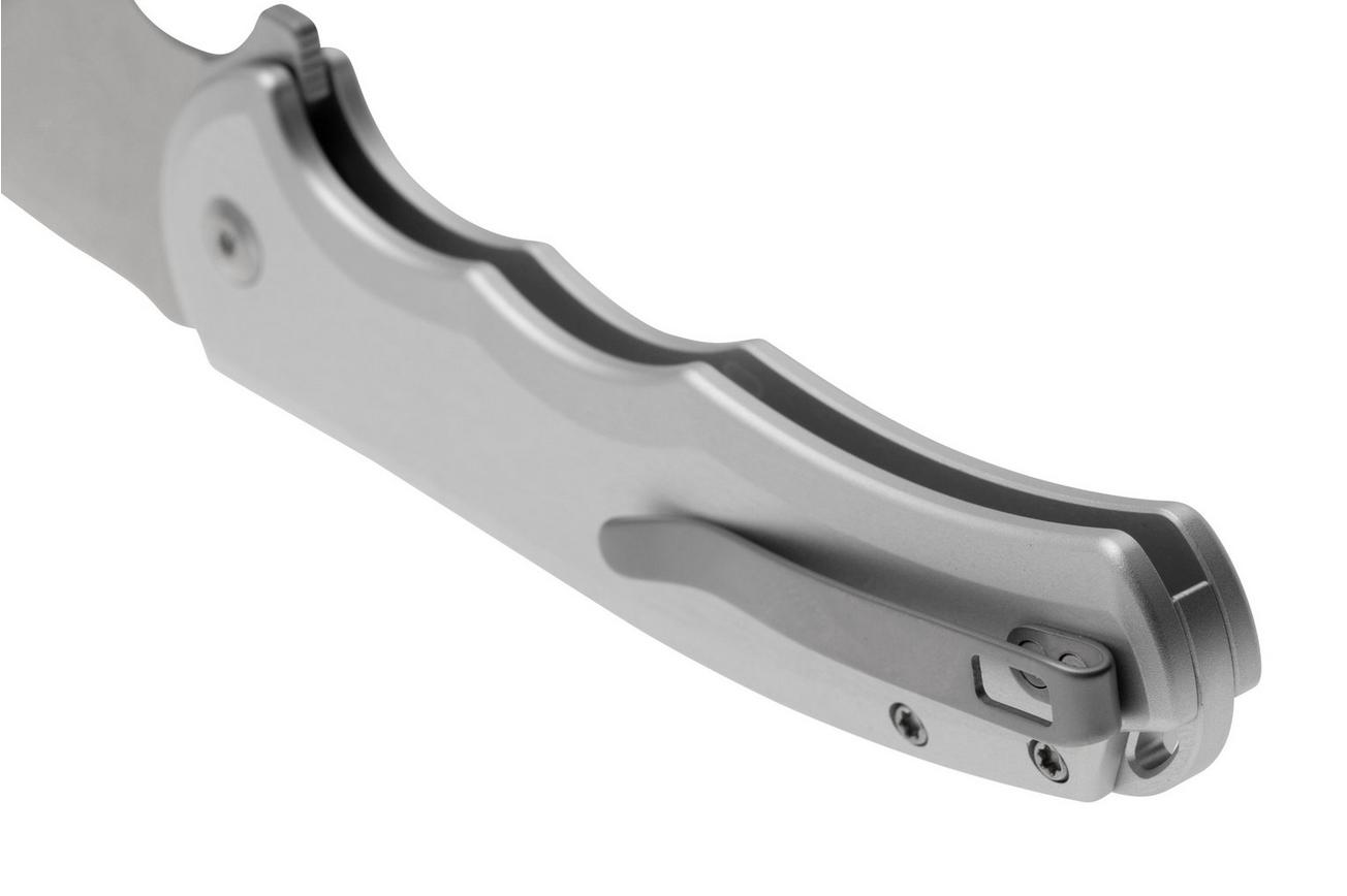 CIVIVI Button Lock Praxis C18026E-2 Silver Aluminum, zakmes