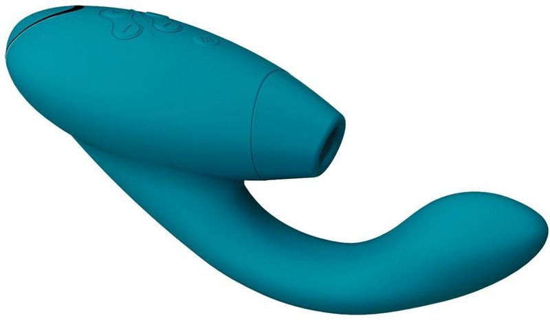Womanizer - DUO - Uitwendige Stimulator - Zwart - Siliconen