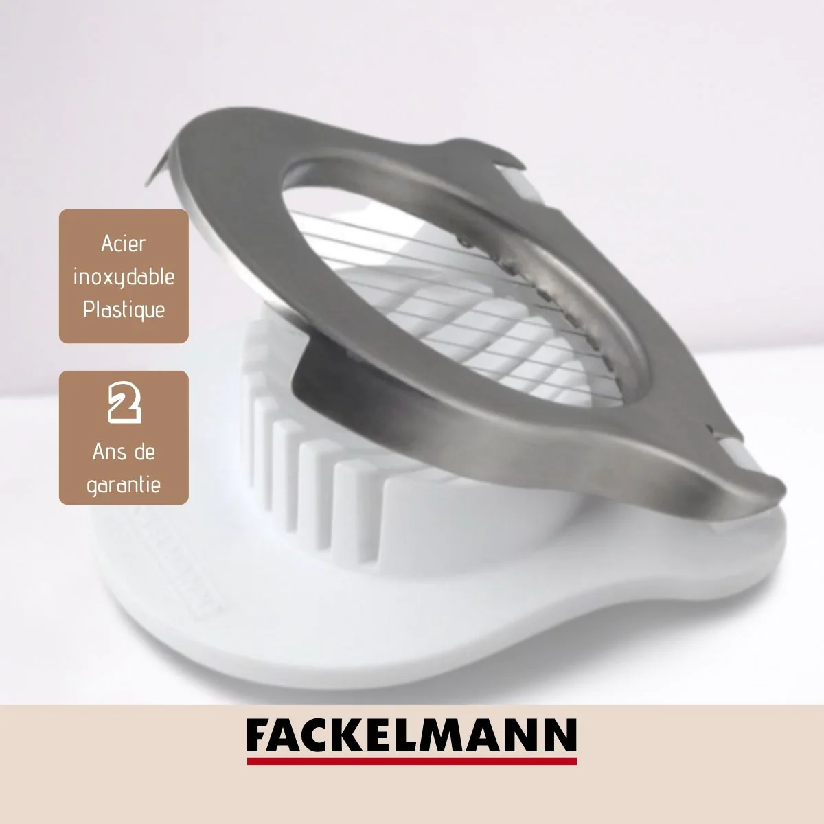 Coupe oeufs durs arrondi Basic Fackelmann