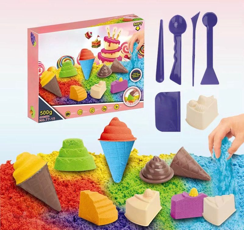 Zand - Super Zand - Sensorisch Speelgoed - Kneedbaar Zand - 500 gram