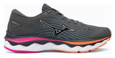 Chaussures de Running Femme Mizuno Wave Sky 6 Gris Rose