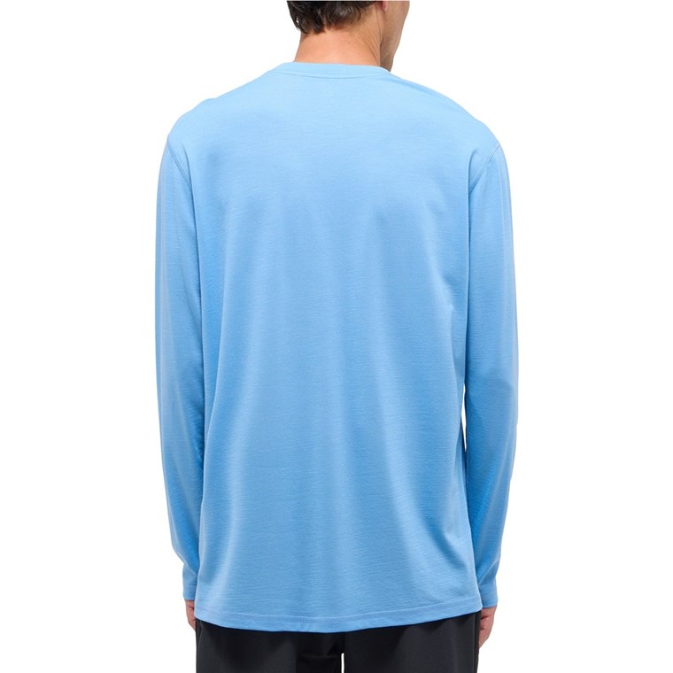 Haglöfs Kaise Wool LS Tee Men Sky Blue