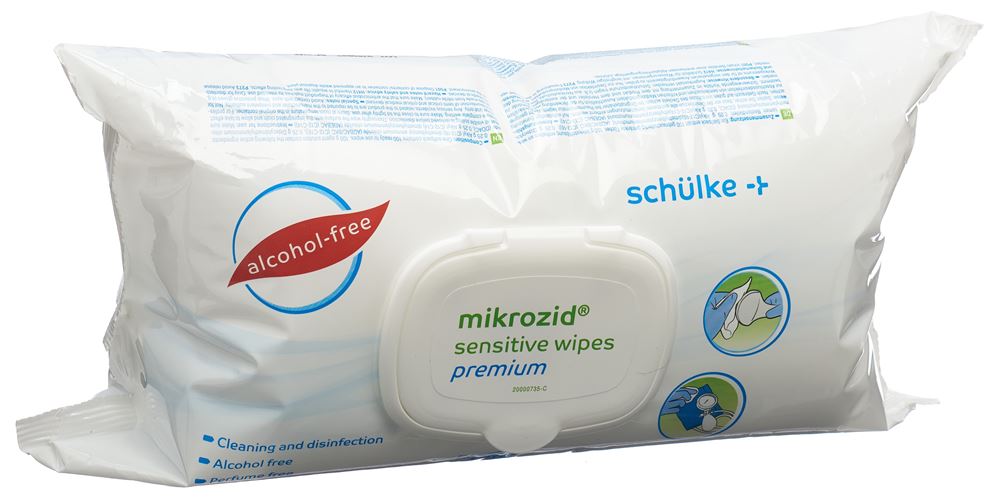 MIKROZID Sensitive wipes premium Btl 100 Stk