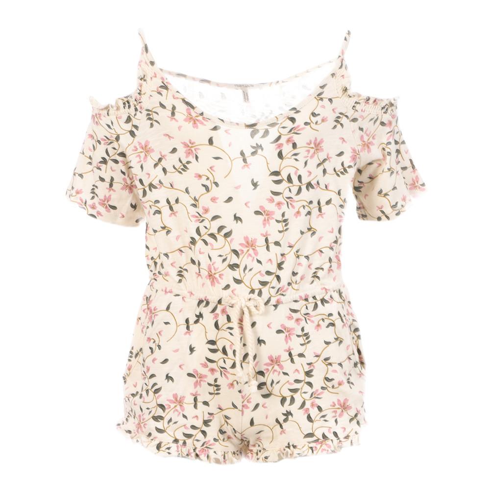 Teddy Smith Combishort Ecru à fleurs Fille Teddy Smith Cali
