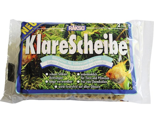 Doorzichtige schijfreinigingsspons, 2-pack