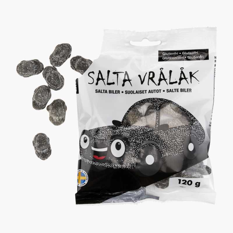 Salta lakris biler, 120 g