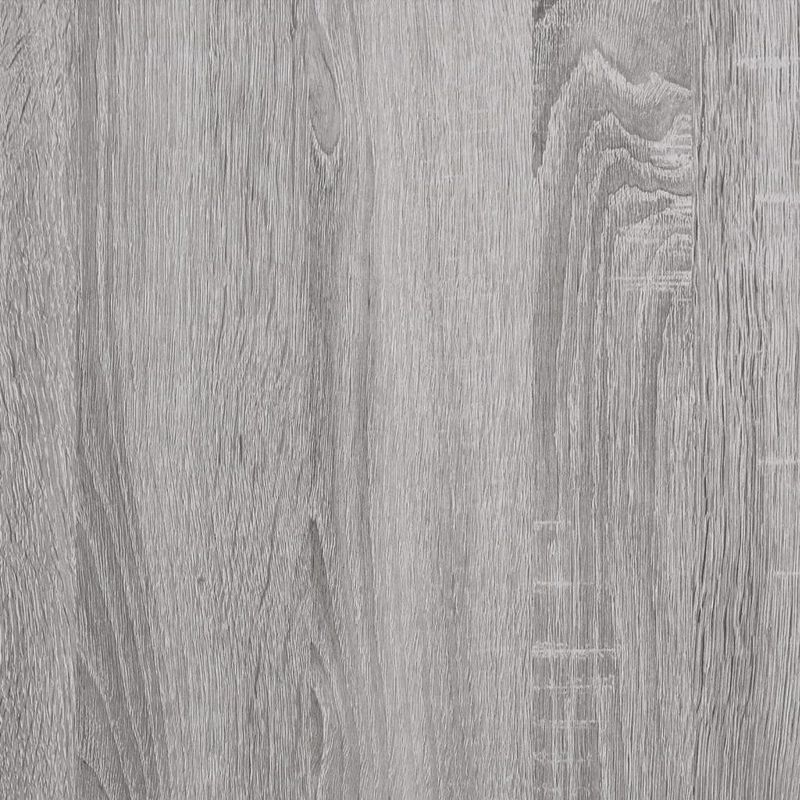 vidaXL - Dressoir - Grijs - Bewerkte Hout - 91x28x75 cm