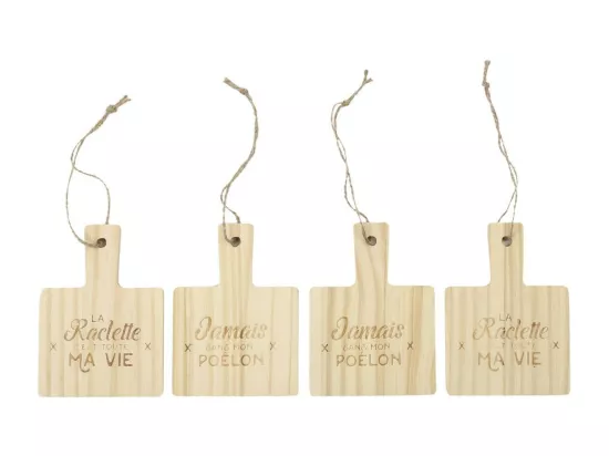 Lot de 4 Supports à Poêlon 