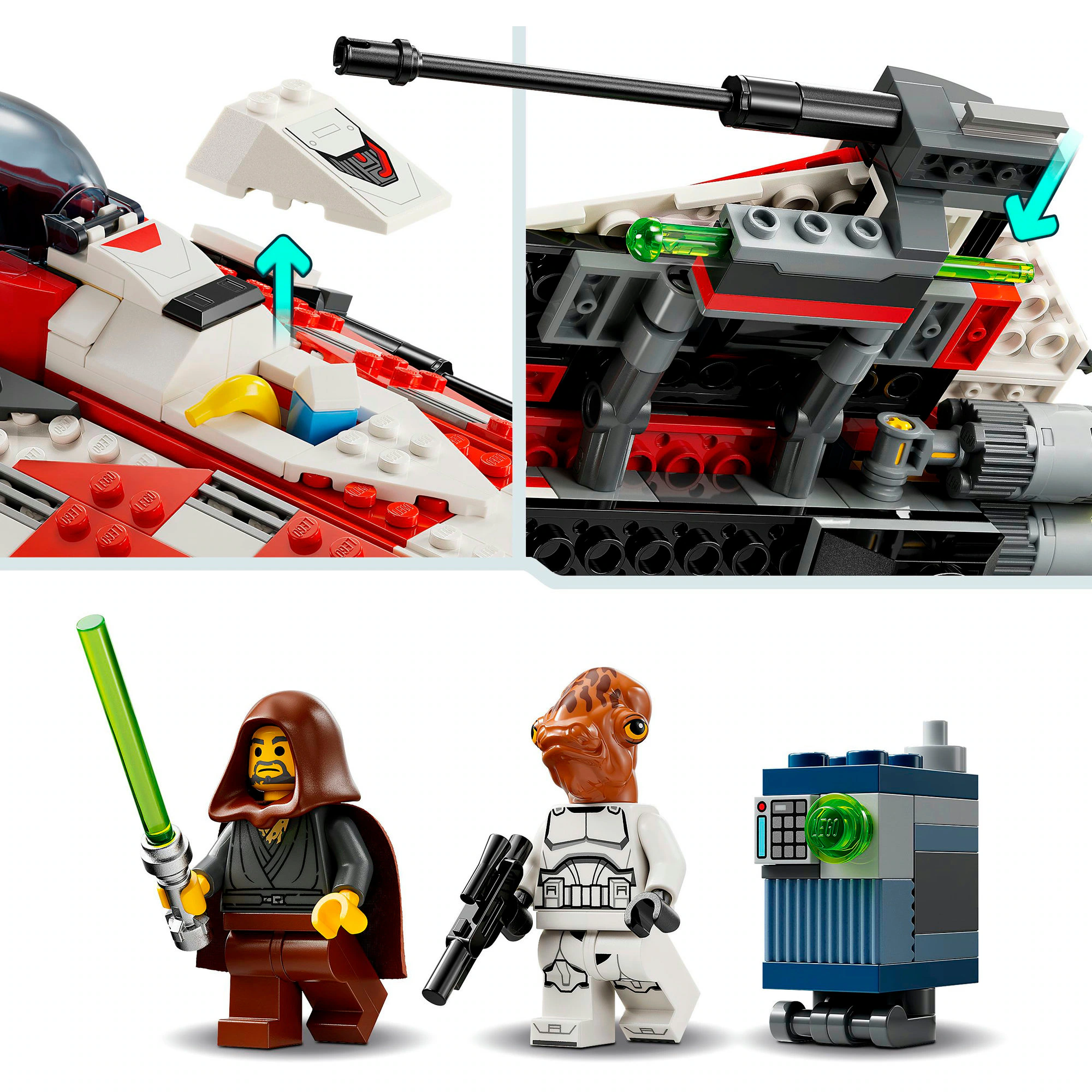 LEGO Konstruktionsspielzeug Star Wars Jedi Bobs Sternjäger