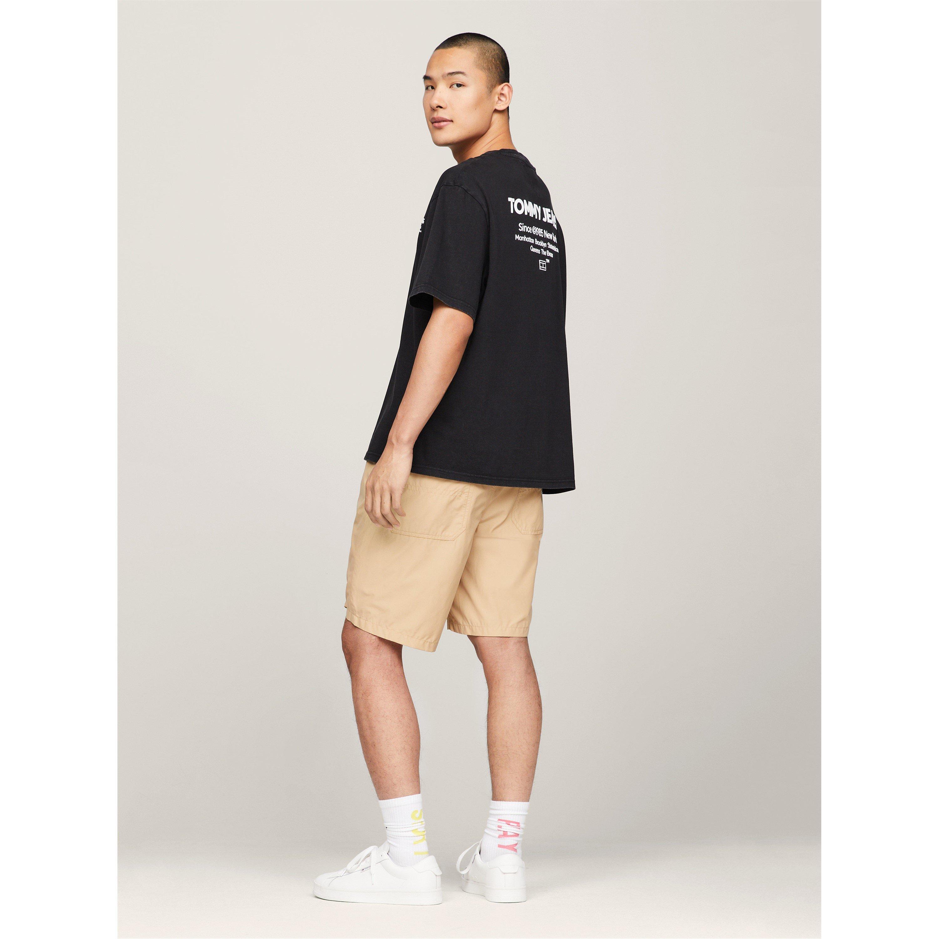 Tommy Jeans Washed Logo Regular Fit T Shirt