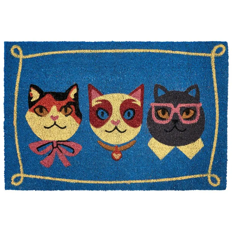 MOJICAP - Deurmat - Meerkleurig - 60 x 90 cm - Kokos