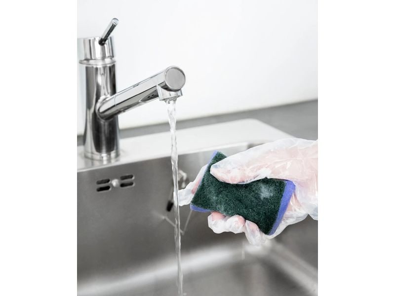 Esmée Schwammhalter Silber Magnetischer Schwammhalter für Spülbecken