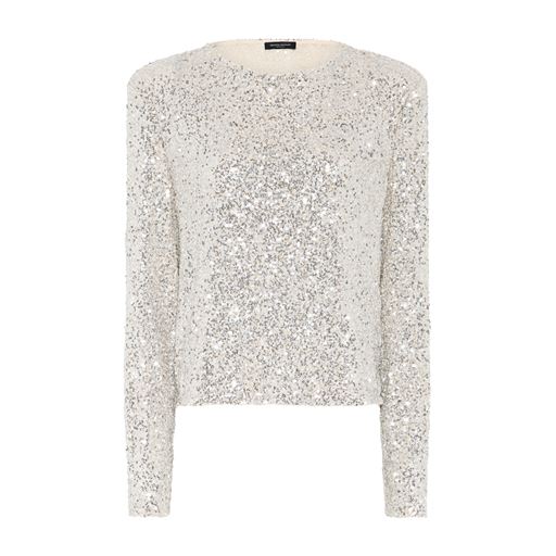 Bruuns Bazaar Aralu Casi Bluse, Beige/Silver, L