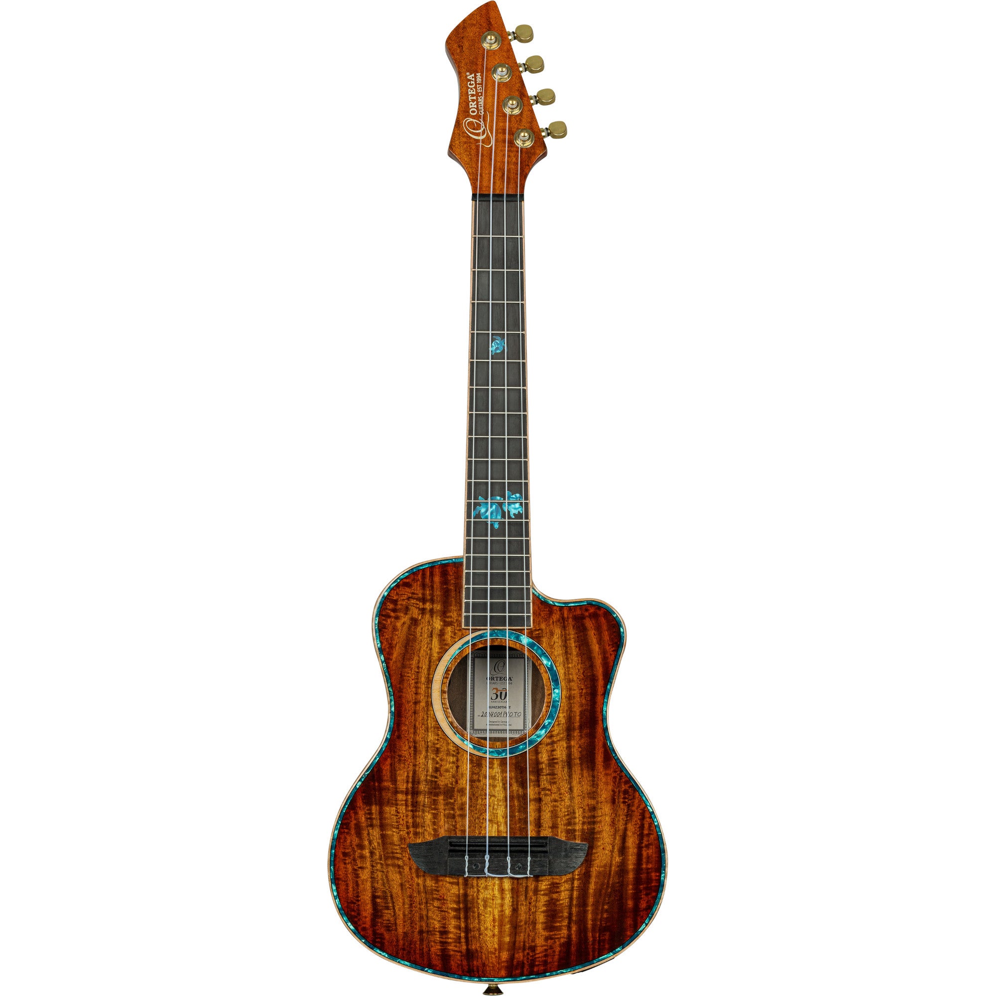 Ortega 30th Anniversary Series RUHZ30TH-ST E/A tenor ukelele met gigbag
