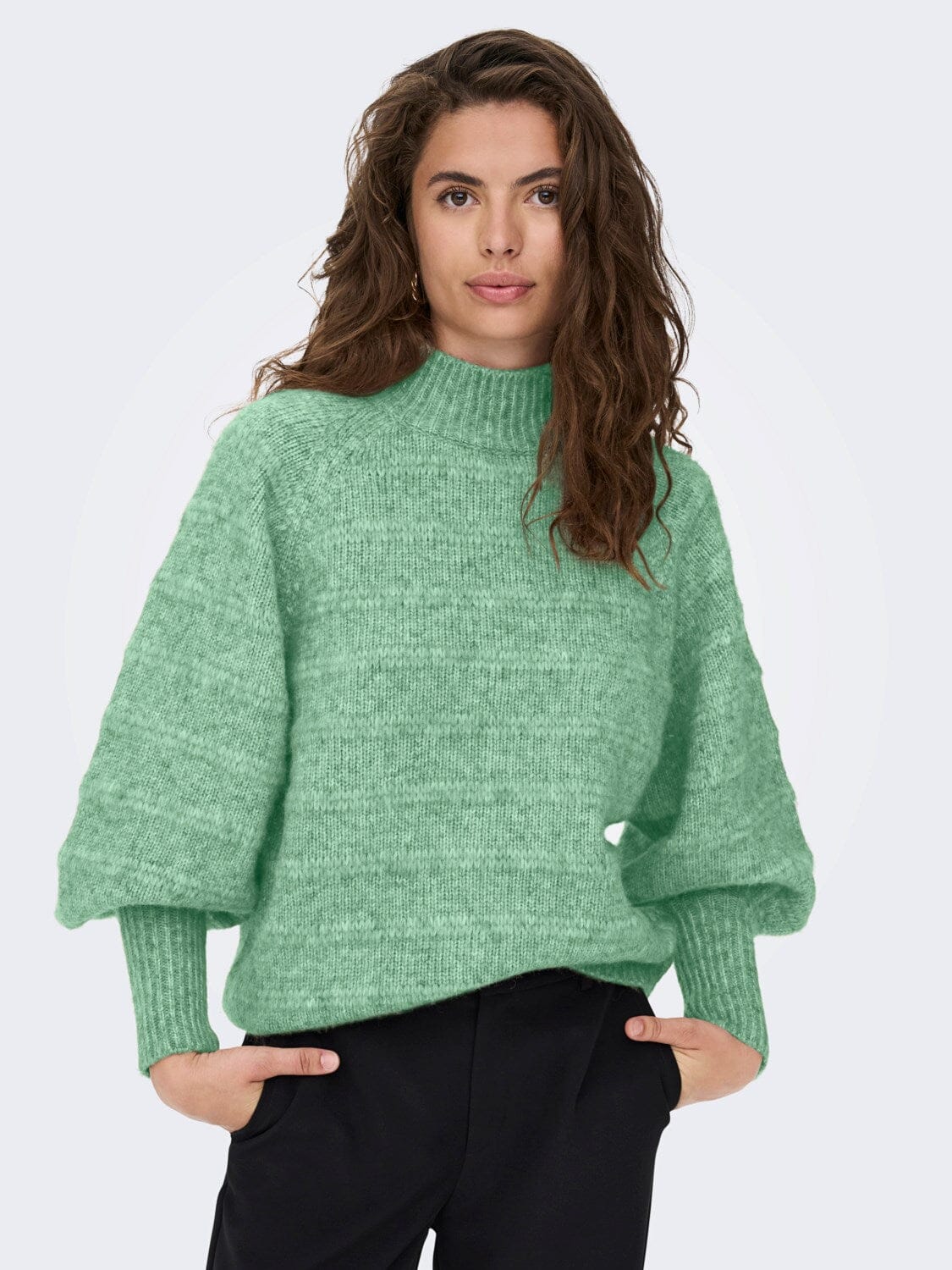 Only Onlcelina Ls High Pullover Knt