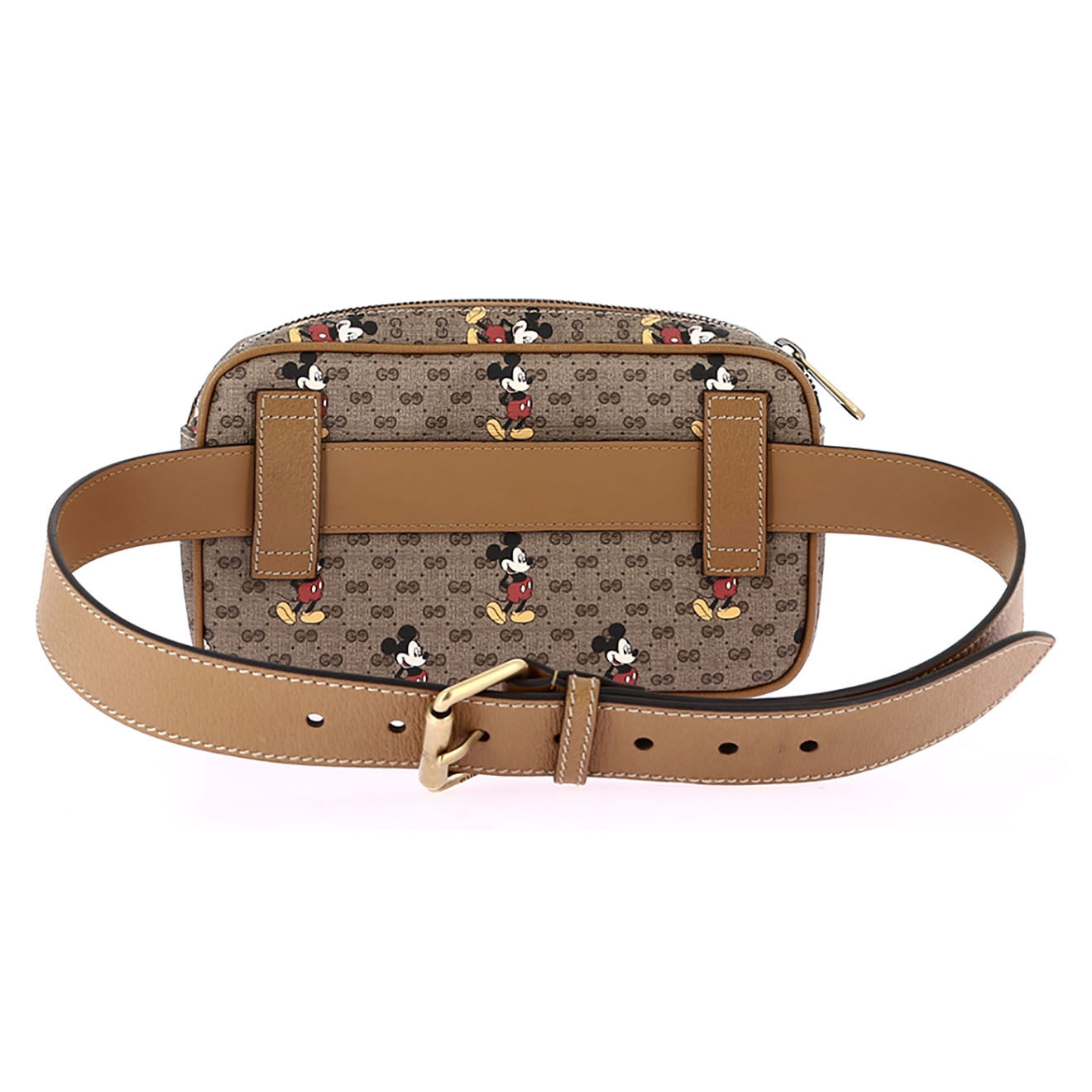 Gucci Sac Ceinture x  en Cuir Monogramme marron - Neuf avec étiquette - L.24 cm