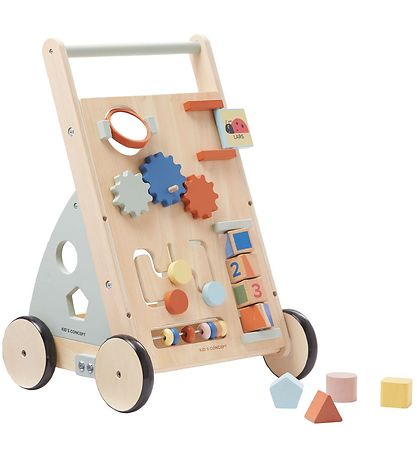 Kids Concept G?vogn - Edvin - Tr?/Bl?