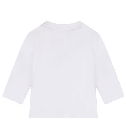 BOSS Bluse - Hvid m. Sort