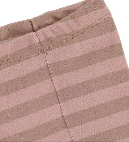 Smallstuff Leggings - Brown - Powder/Rose