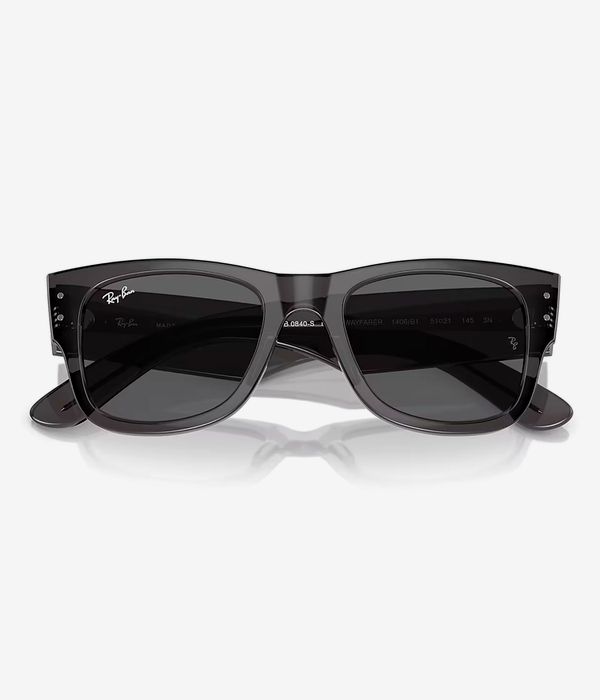 Ray-Ban Mega Wayfarer Sonnenbrille 51mm (transparent black)