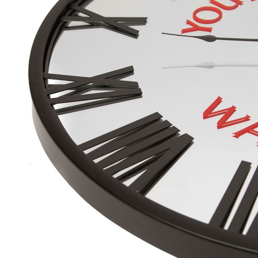 Liverpool Horloge murale YNWA - Gris/Noir/Rouge