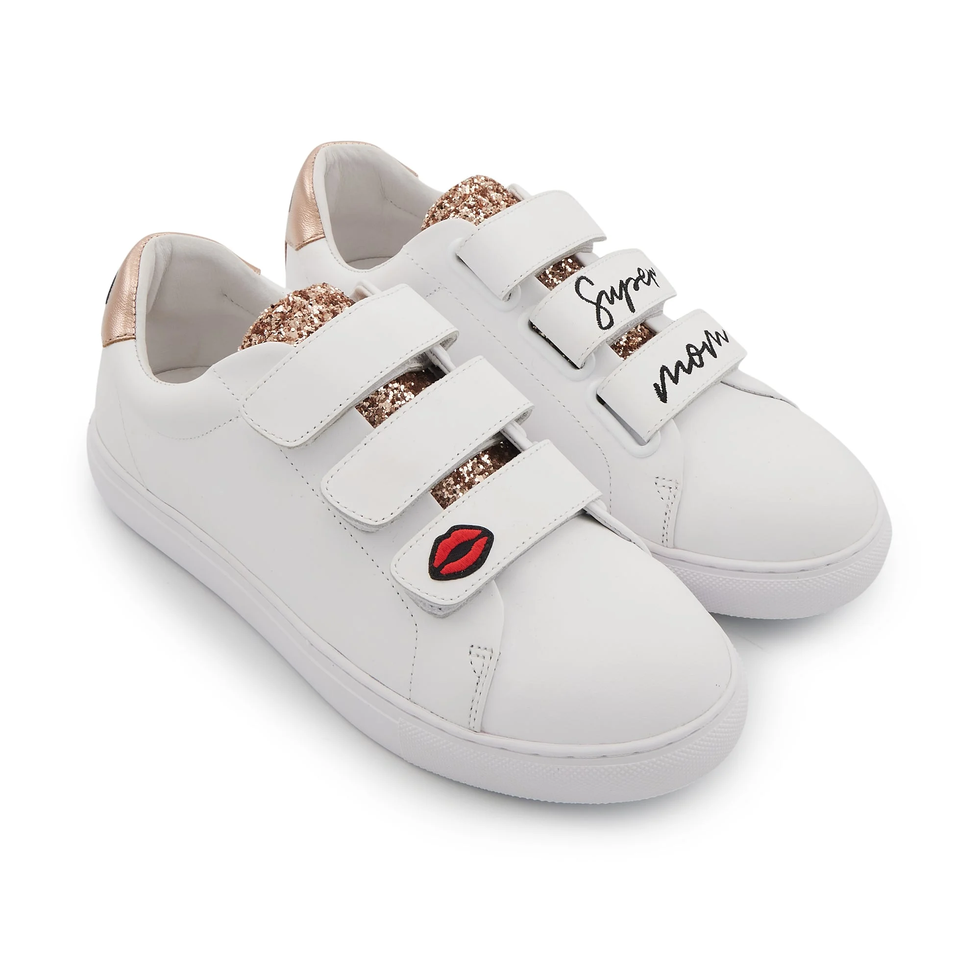 EDITH SUPER MOM - Sneakers en cuir | Blanc