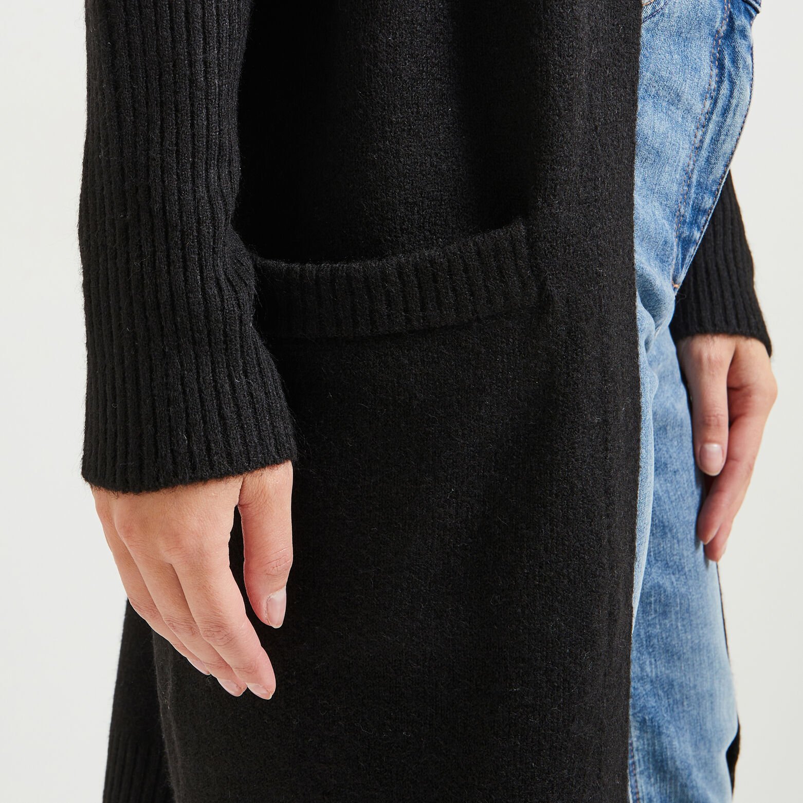 Gilet long femme